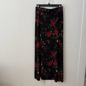 Vintage Susan Lawrence Blumen Maxi Pull On Rock Größe Gr. M Fee Grunge Y2K - Bild 1 von 11