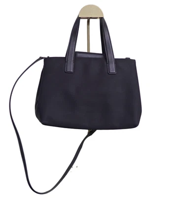 Cartera Coach bidireccional de nailon y cuero negra mediana con correa bandolera GOK-7400 Foto 1 de 4