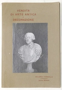 Catalogo d'Asta Galleria Ciardiello - Arredamento di un Castello Patrizio - 1931 - Foto 1 di 5