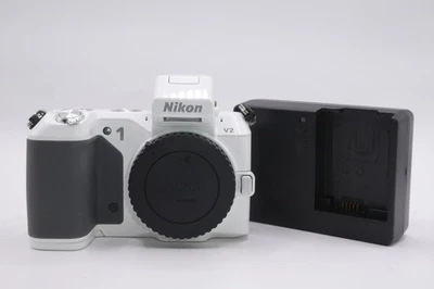 Nikon 1 V2 Mirrorless Digital Camera Body in White - Image 1 of 4