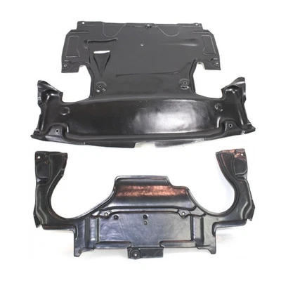 For Mercedes-Benz C240/C320 2003-2005 Engine Splash Shields Front&Rear Set Of 2 Foto 1 de 4