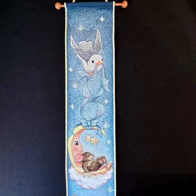 Настенный гобелен Fitz Floyd Moon Stars Dream Little Dream Bell для детской комнаты - Изображение 1 из 4