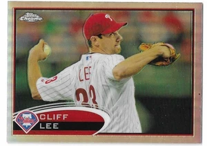 2012 TOPPS CHROME CLIFF LEE REFRACTOR #103 PHILADELPHIA PHILLIES - Picture 1 of 2