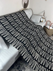 Boho Mudcloth Bedspread – Authentic Segou Bogolan Blanket - Picture 1 of 7