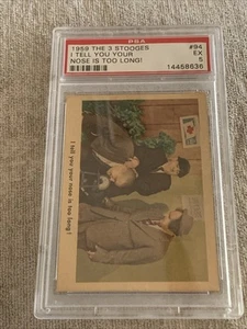 1959 Fleer The Three Stooges #94 I tell you your nose is too Psa 5 EX See Pics - Picture 1 of 5