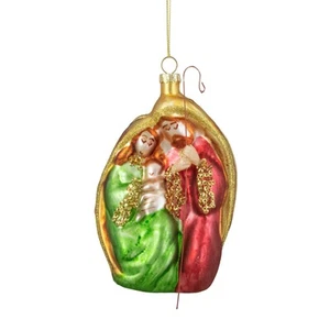 Northlight 6-Inch Religious Holy Family Glass Nativity Christmas Ornament - Picture 1 of 5