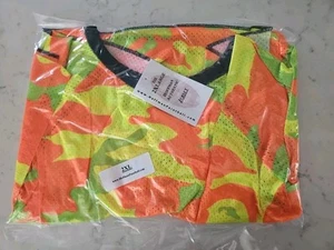 2XL Hoffman Paintball Apparel Neon Camo Tourney Jersey Shirt New Sealed. - Picture 1 of 4