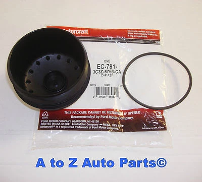 NEW 2003-2010 Ford Super Duty F250-F550, Excursion,6.0 Diesel Oil Filter Cap,OEM - Image 1 of 2