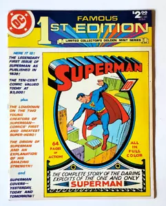 DC Comics Superman Famous 1a Edizione Ltd. Ed. Giant Comic Book Vol. 8 C-61 1979 - Foto 1 di 2