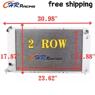 散热器 适用于 1994 - 03 雪佛兰 S10 Pckup GMC Sonoma 96-00 五十铃 Hombre 2.2L AT 1531 — 第 1/4 张图片