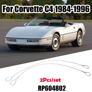 2 Stück Notauslösekabel für Motorhaube für 1984-1996 Corvette C4 RP604802 - Picture 1 of 5