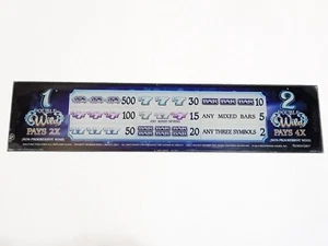 Slot Machine Glass Panel Replacement Part or Display Piece 18" x 4" - Picture 1 of 3