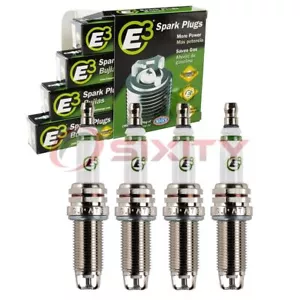 4 pc E3 Spark Plugs for 2015-2021 Jeep Renegade 2.4L L4 Ignition Wire ly - Picture 1 of 5