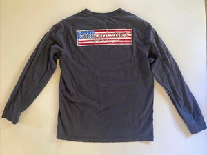 Vineyard Vines Youth Unisex Long Sleeve T-Shirt Tee Martha's American Flag Sz M - Picture 1 of 5