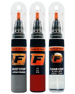 for SAAB 278 LASER RED TOUCH UP PAINT Pen Kit Scratch Repair Set - Picture 1 of 10