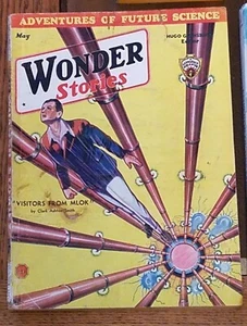 Wonder Stories ~ May 1933  Clark Ashton Smith. Vintage Pulp. Frank R Paul Cover - Picture 1 of 18