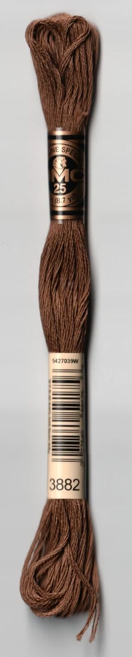 STRANDED COTTON DMC - Med Light Cocoa - 100% cotton - 8 mtrs - 117.3882 - 7687 - image 1 of 1