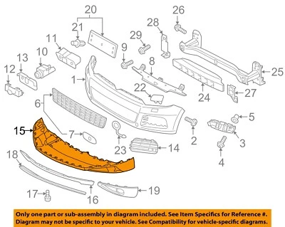 VW VOLKSWAGEN OEM 11-14 Touareg-Spoiler / Wing Kit 7P6807061EGRU Foto 1 de 2