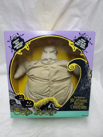 Vintage 1993 Hasbro OOGIE BOOGIE Nightmare Before Christmas Plush Pillow Figure Cover