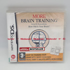 More Brain Training Nintendo DS From Dr. Kawashima How Old Is Your Brain?  New