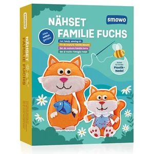 Smowo Filz Nähset für Kinder - Stofftiere selber nähen - Bastelset Kuscheltier - Bild 1 von 7