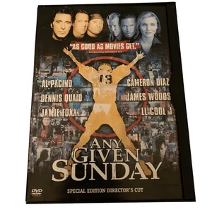 Any Given Sunday (DVD, 2009, Directors Cut) Al Pacino Dennis Quaid Cameron Diaz - Picture 1 of 2