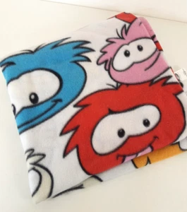 Disney Club Penguin Fleece Puffle Blanket Throw 116cm x 240cm - Picture 1 of 6