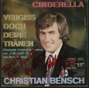 ♫ 7" Cover Only CHRISTIAN BENSCH I´VE LOST YOU - ELVIS Widmung Autogramm EX ♫ - Bild 1 von 2