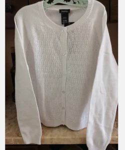 Zunie Girl’s Sweater ( WHITE, L 10/12 ) NWT - Picture 1 of 4