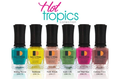 Esmalte de uñas LECHAT Dare to Wear manicura pedicura - HOT TROPICS (6 colores) Foto 1 de 4