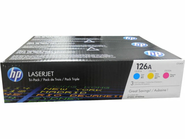 HP 126A Black Original LaserJet Toner Cartridge Ce310a June 2013