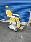 Koken Barber Chair with Working Hydraulics and Headrest, Great Condition Ashtray