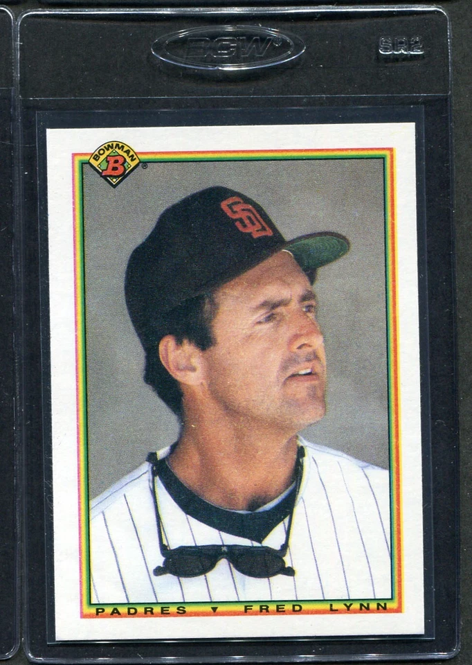 1990 Bowman Fred Lynn #216 Padres Mint - Image 1 of 1