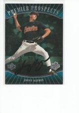 JIMMY HAYNES Autographed Signed 1996 UD SP ROOKIE card Baltimore Orioles COA 