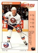 1992-93 Panini Stickers #199 Derek King