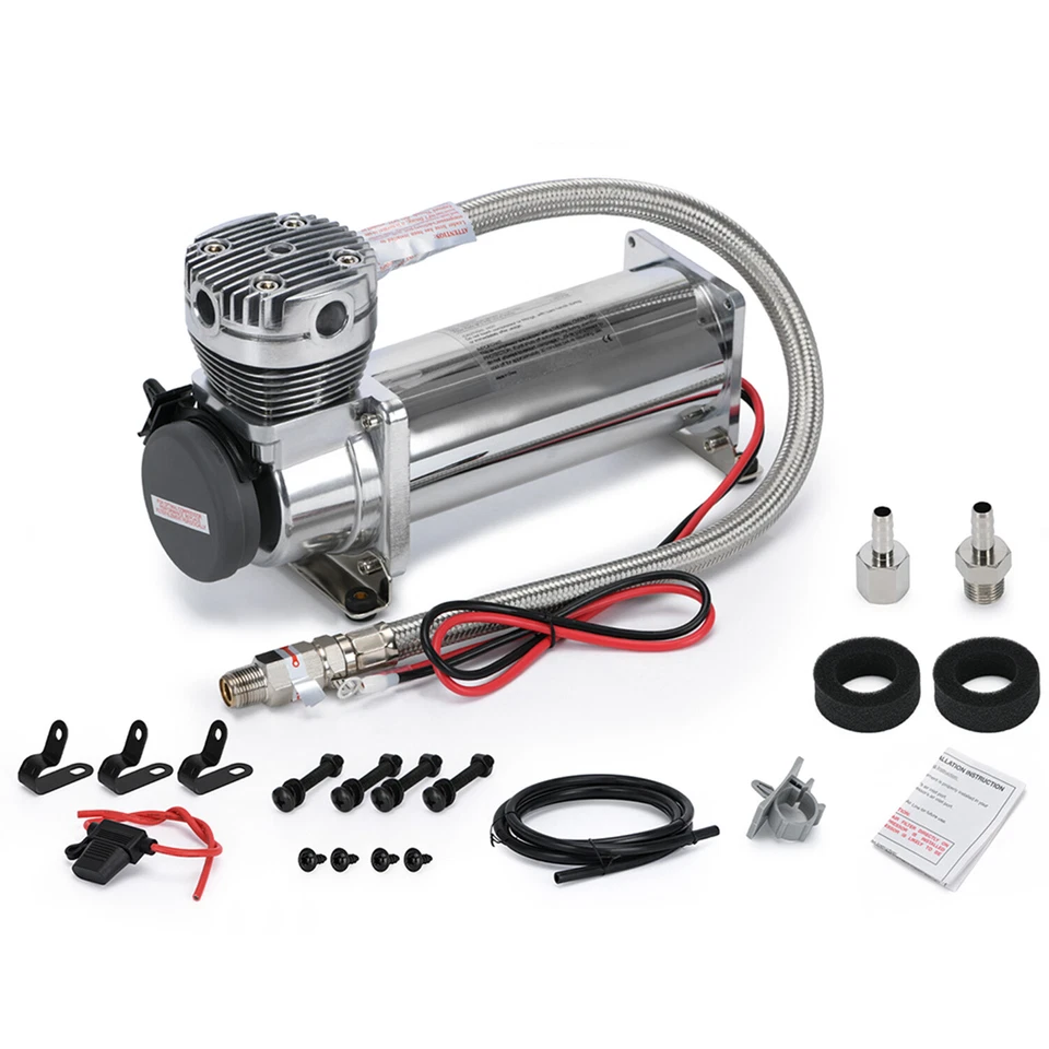 Compresor de aire de peltre único 480C 200 PSI Max bolsas de suspensión neumática EE. UU. Foto 1 de 4