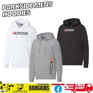 Parkside Hoodie grau schwarz weiß M L XL XXL weicher und bequemer Frottee Stoff - Bild 1 von 22