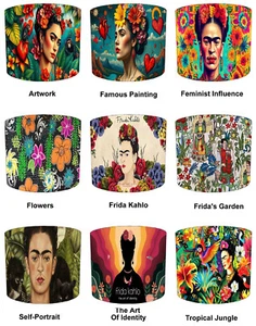 Mexicana Frida Kahlo Lampshades Frida Kahlo Self Portrait & Frida Kahlo Wall Art - Picture 1 of 10