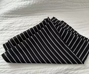 LA Blanca by Rod Beattie Sheer Black & White stripped Scarf Pareo Cover-Up USA. - Picture 1 of 5