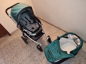 Uppababy Vista Kombi-Kinderwagen türkis/grün - Bild 1 von 5