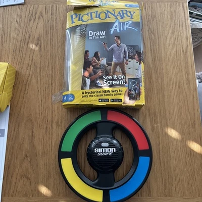 Kids Game Bundle Inc Simon Swipe Game Hasbro & Pictionary Air Mattel  - Image 1 of 4