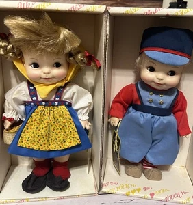 EFFANBEE DUTCH TREAT BOY - GIRL Just Friends Collection 11” Tall Dolls New - Picture 1 of 12