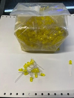 Lotto 10000pz. diodi led 5mm gialli - Immagine 1 di 2