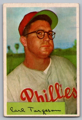 Bowman #63 Earl Torgeson Phillies 1954 Foto 1 de 3