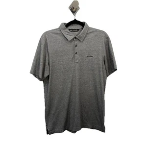 Travis Matthew Kurzarm Polo grau Shirt gesticktes Logo Herren Medium - Bild 1 von 11