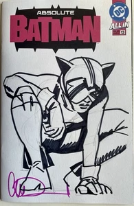 Absolute Batman #13 (2025) Blank Cover w/CATWOMAN sketch by Charlie Adlard - Bild 1 von 3