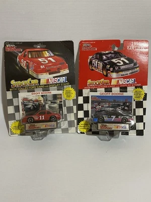 NASCAR Racing Champions #11 1992 Geoff Bodine 1/64 lote de 2 autos de stock y NASCAR Foto 1 de 2