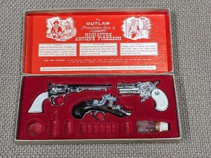 BCM Outlaw Collection Miniatur Cap Gun Set & Koffer Vintage 50er Jahre unvollständig  - Bild 1 von 7