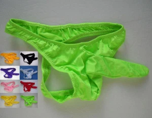K356A HOT SEXY MEN THONG CONTOURED POUCH Sleeve Swim - Picture 1 of 7