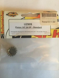 Schumacher Racing Pinion 14T 24DP-Standard U2909 MEGA REDUCTION - Picture 1 of 3